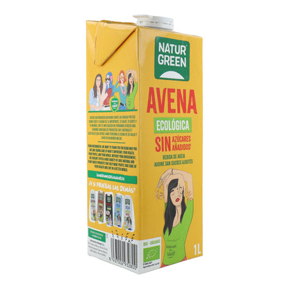 Boisson à l'avoine sans sucres ajoutés Bio NaturGreen 1 L