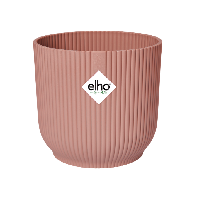 Vaso da fiori vibes fold round delicate pink Elho 25 cm