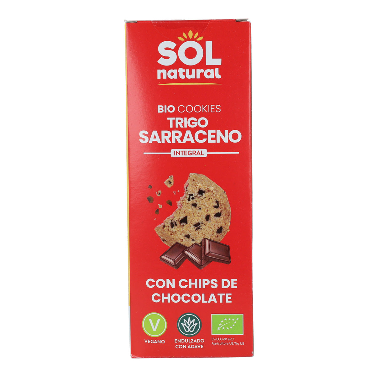 Sol Natural Organic Buckwheat and Chocolate Cookies 170 g