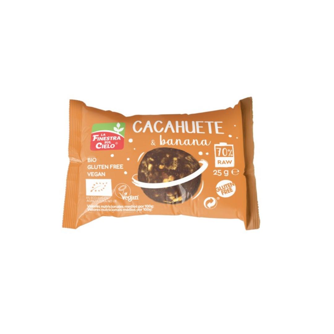 Energy ball Cacahuete & Banana La Finestra Sul Cielo 25g