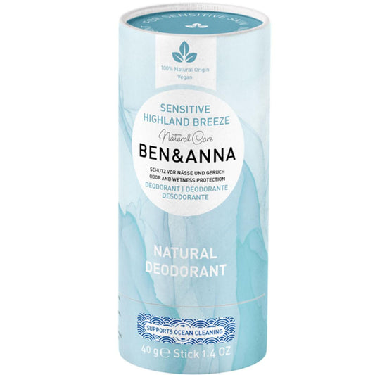 Deodorante Sensitive Brisa de las tierras altas Ben&Anna 40 g