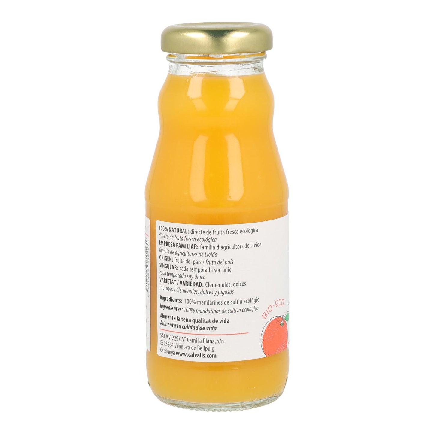 Succo di mandarino ECO Cal Valls 200 ml