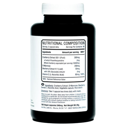 Canneberge américaine 15 000 mg 180 gélules végétaliennes Hivital