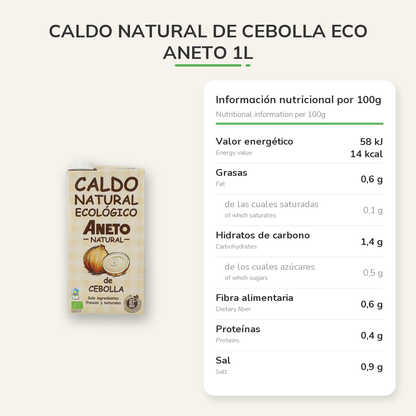 Información nutricional