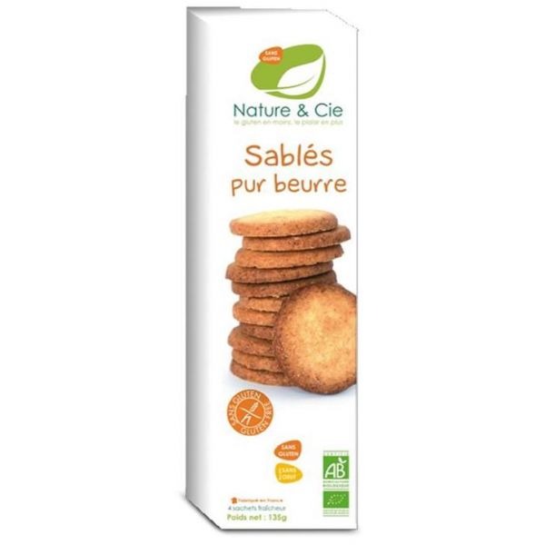 Bio Nature&Cie Gluten-Free Butter Biscuits 135 g