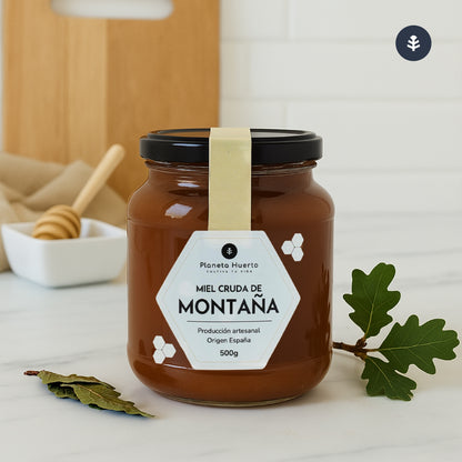 Miel Cruda de Montaña Planeta Huerto 1 Kg
