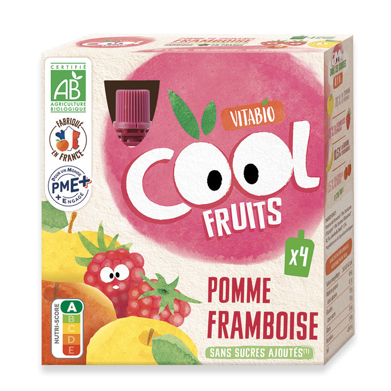 Vitabio Apple, Strawberry and Blueberry Pouch 4X 90 g