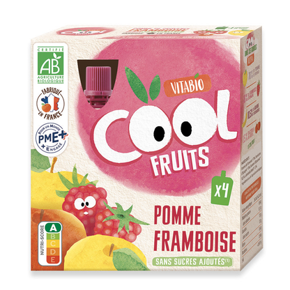 Vitabio Apple, Strawberry and Blueberry Pouch 4X 90 g