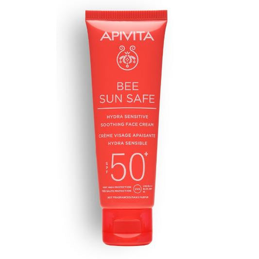Lugnande solkräm Hydra Sensitive SPF50 Apivita 50 ml
