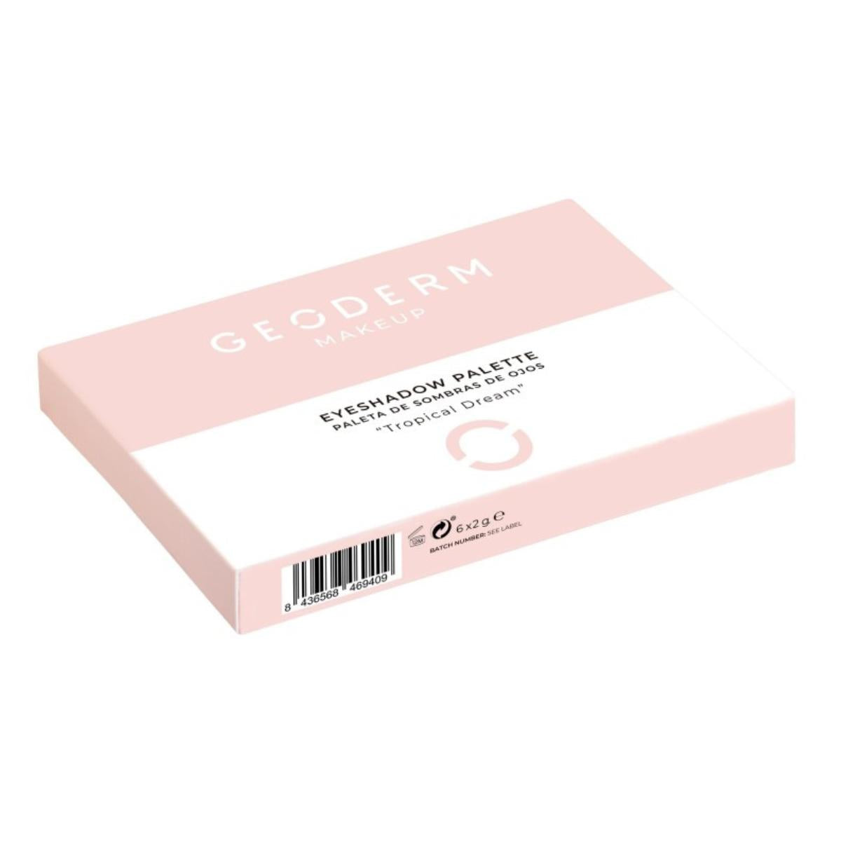 Palette d'ombres à paupières Tropical Dream (végan) Geoderm 12 g