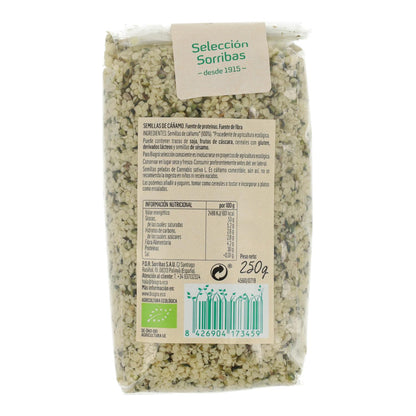 Graines de chanvre décortiquées biologiques Biogra, 250 g