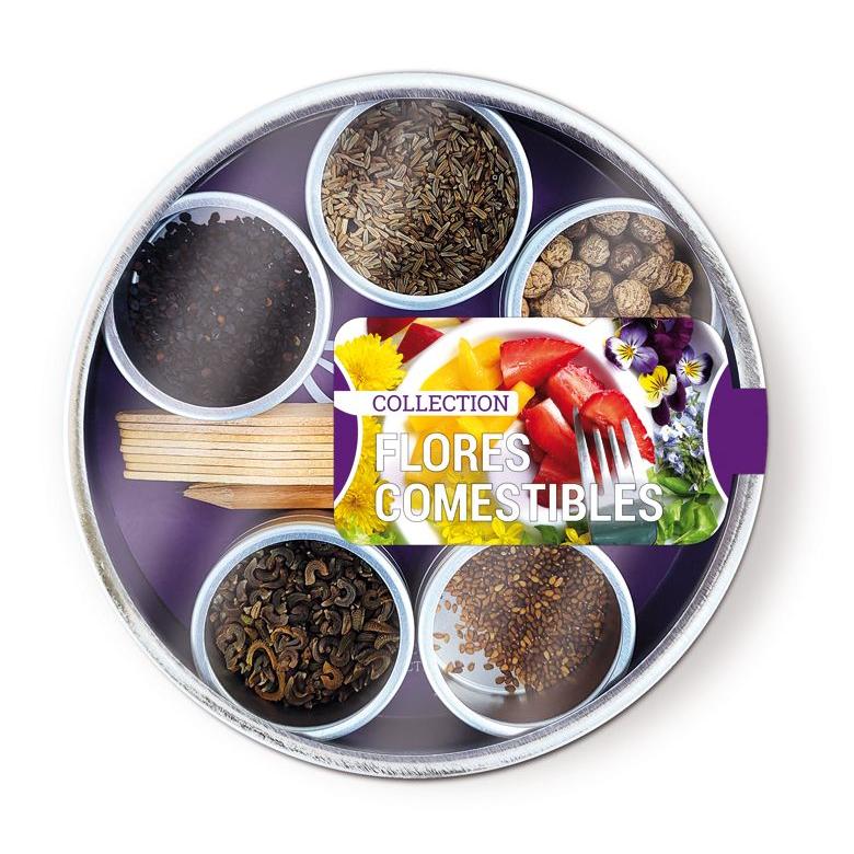 Essbare Blumen Samenkollektion