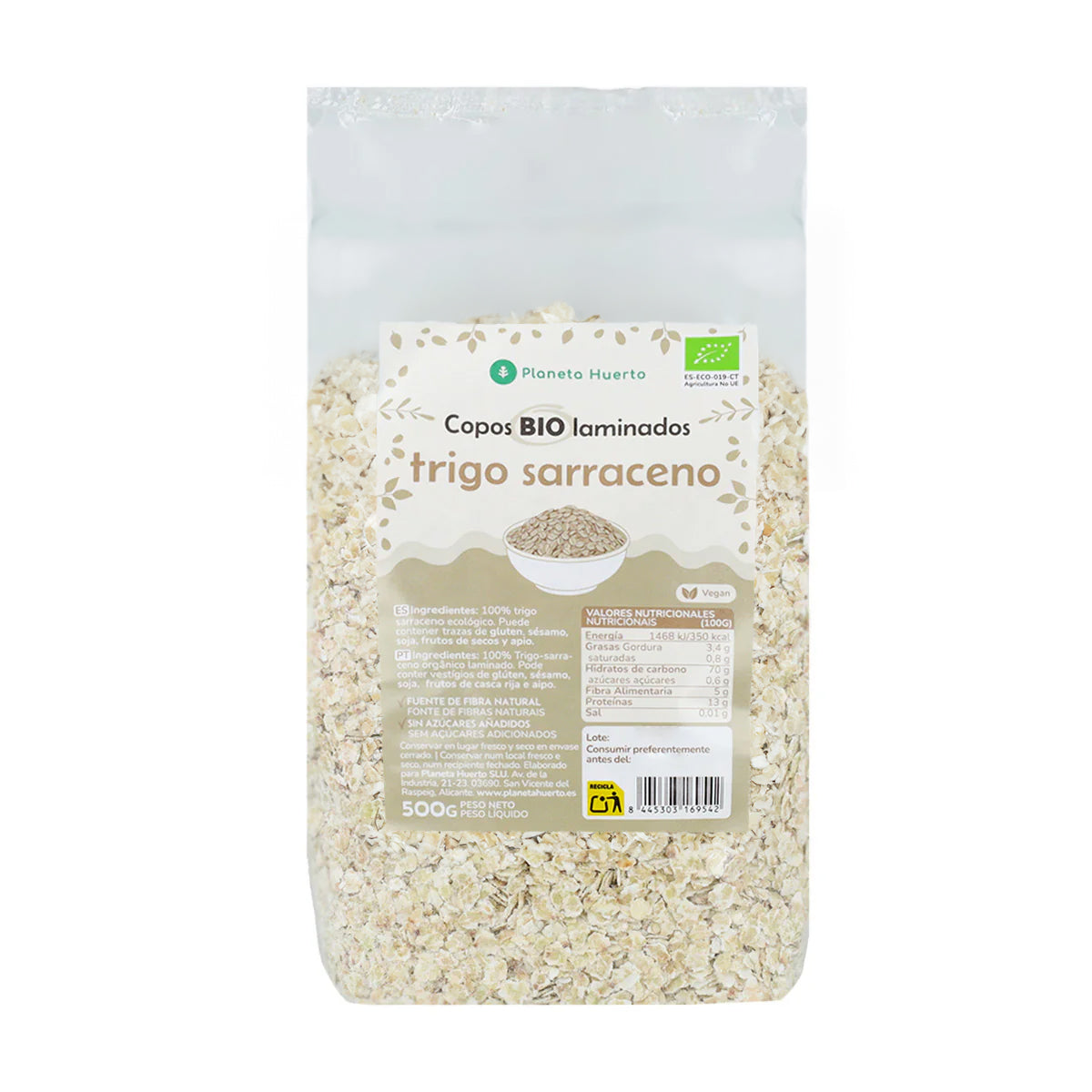 Buchweizenflocken Eco Planeta Huerto 500 g