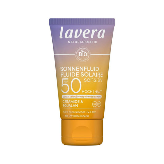 Fluido solare viso SPF50 Lavera 40 ml