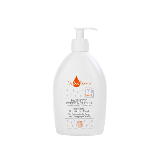 Gel et shampoing pour bébé NeBiolina 500 ml