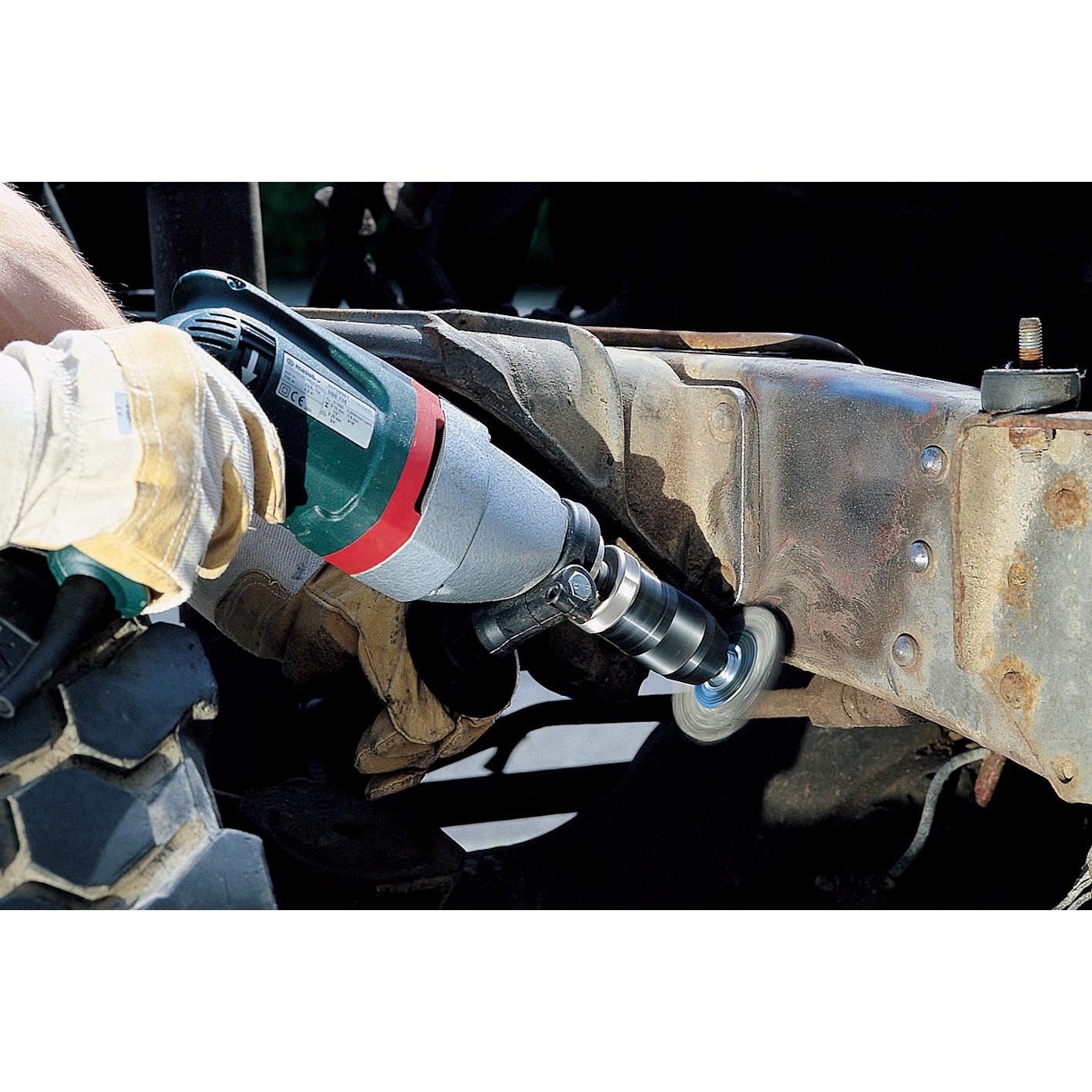 1 metallborste med skiva för borrmaskin Wolfcraft Ø 75 x 7 mm