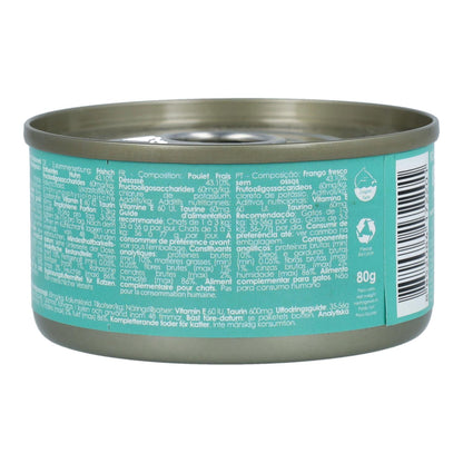 Kit Cat Toppingsburk – Classic Chicken 80 g Våtfoder för katter i gelé