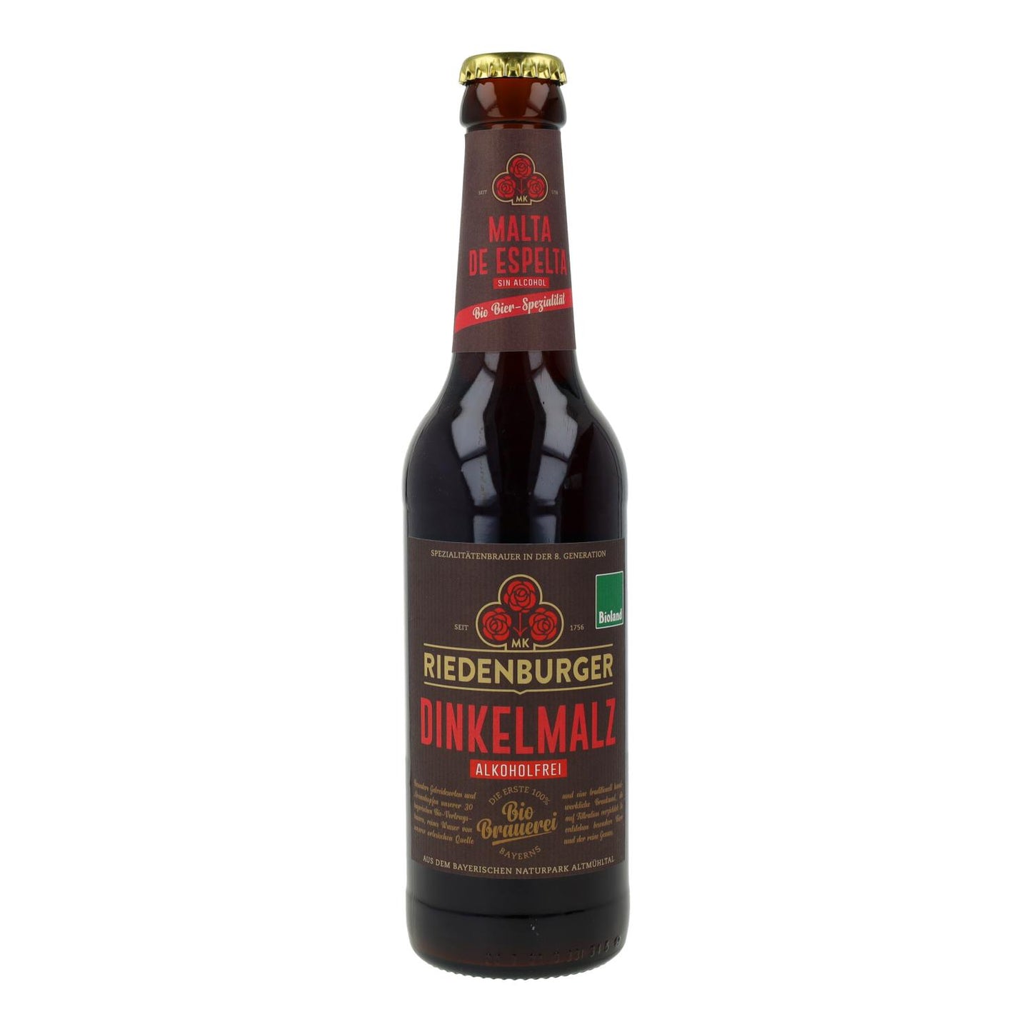 Riedenburger Bio-alkoholfreies Dinkelmalzbier 33 cl