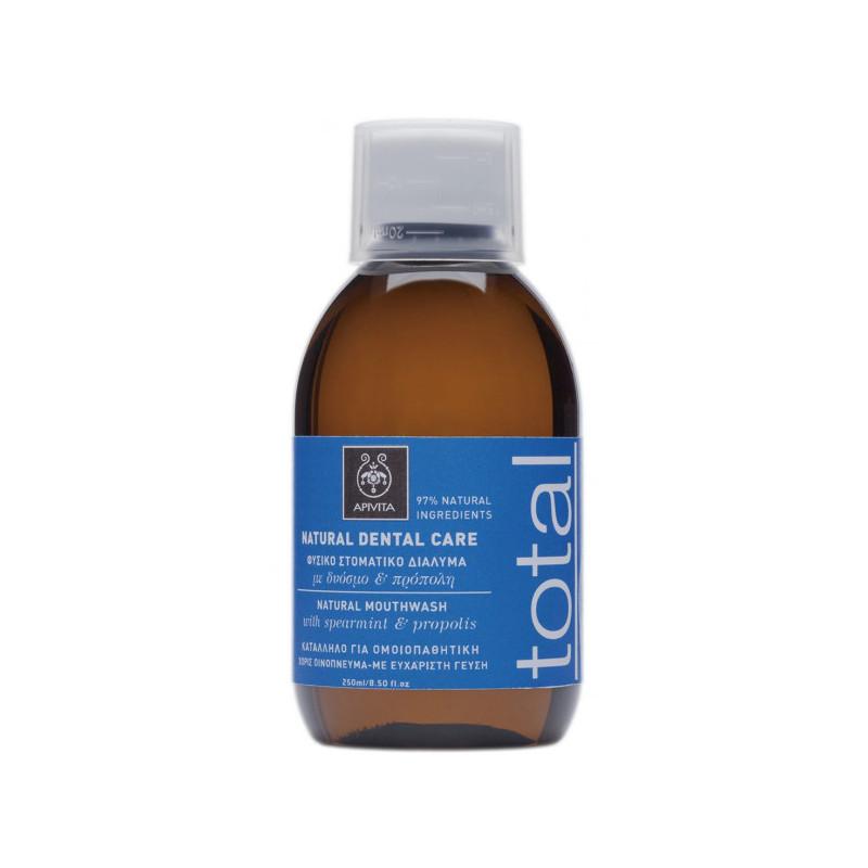 Naturalny płyn do płukania jamy ustnej z miętą i propolisem Apivita