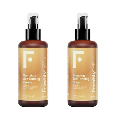 2-pack självbrunande kräm Bronzing Radiance Freshly 200 ml
