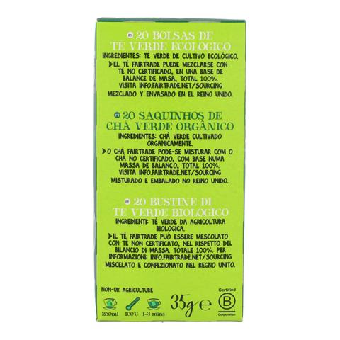 Cupper Bio Classic Grüner Tee, 20 Teebeutel 