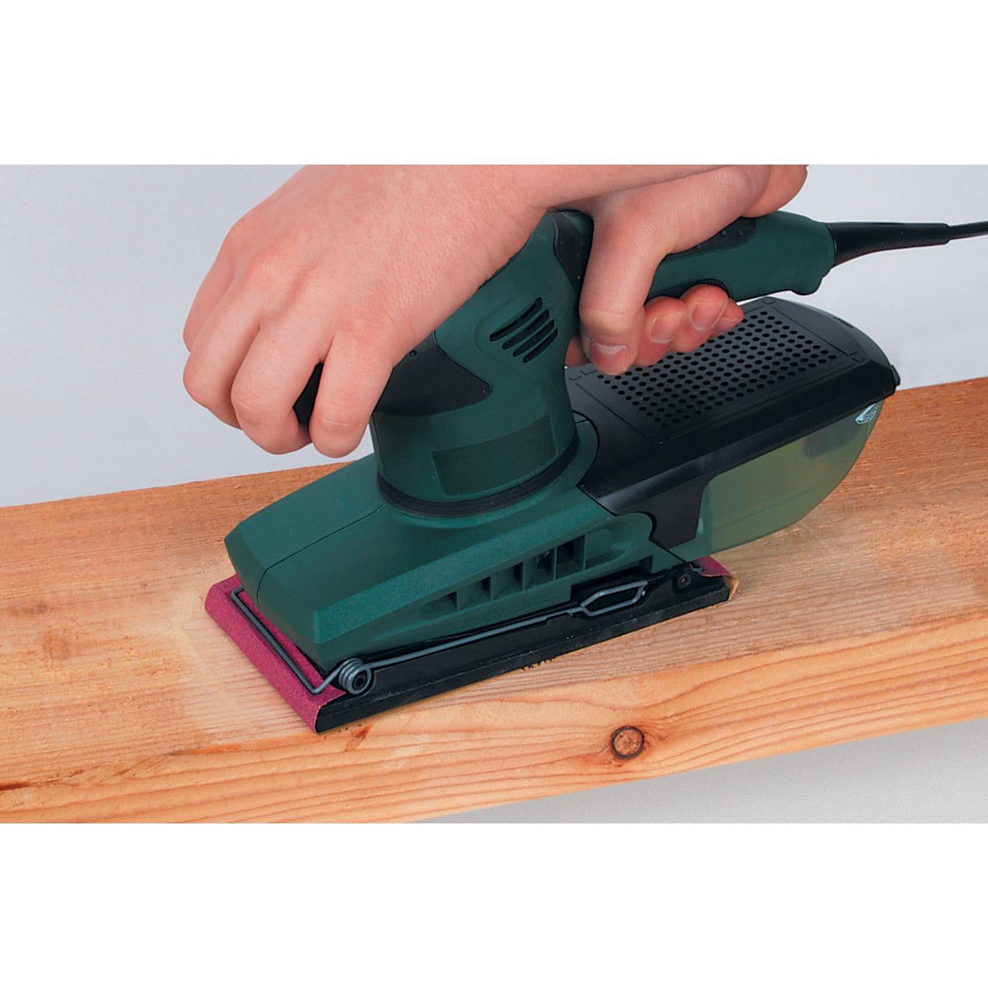 5 fogli abrasivi per levigatrice orbitale 93 x 230 Wolfcraft GR 120