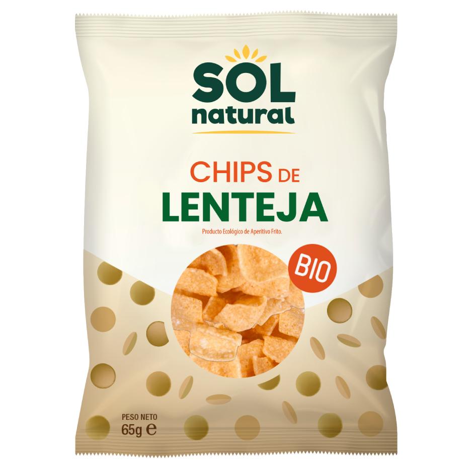 Sol Natural Organic Lentil Chips 65 g