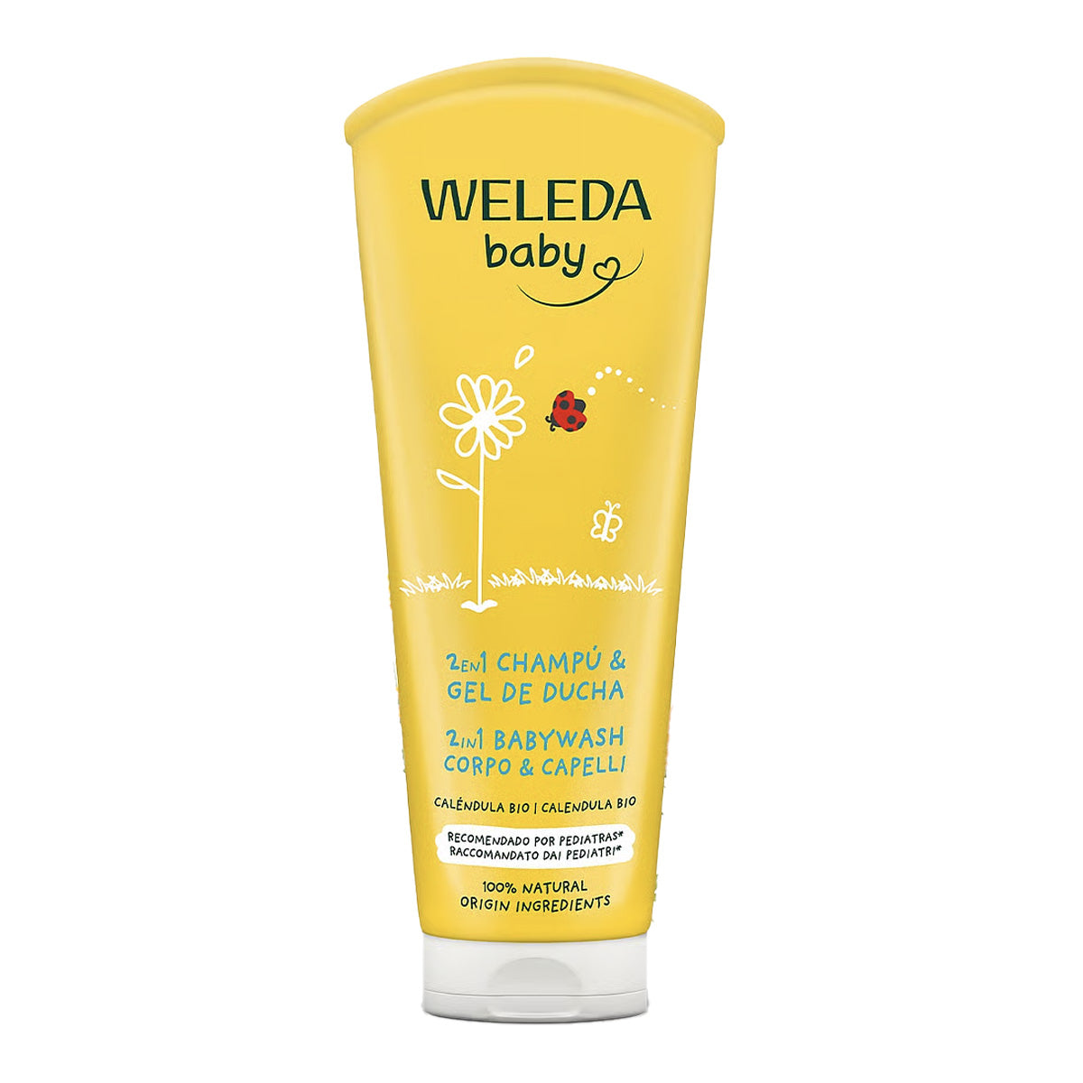 Weleda Shampooing et gel douche pour bébés à la calendula 200 ml