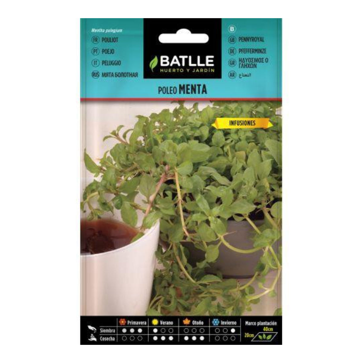 Poleo- och myntfrön Batlle