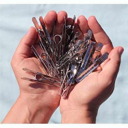 Wäscheklammern aus Edelstahl Pincinox 12 Stück