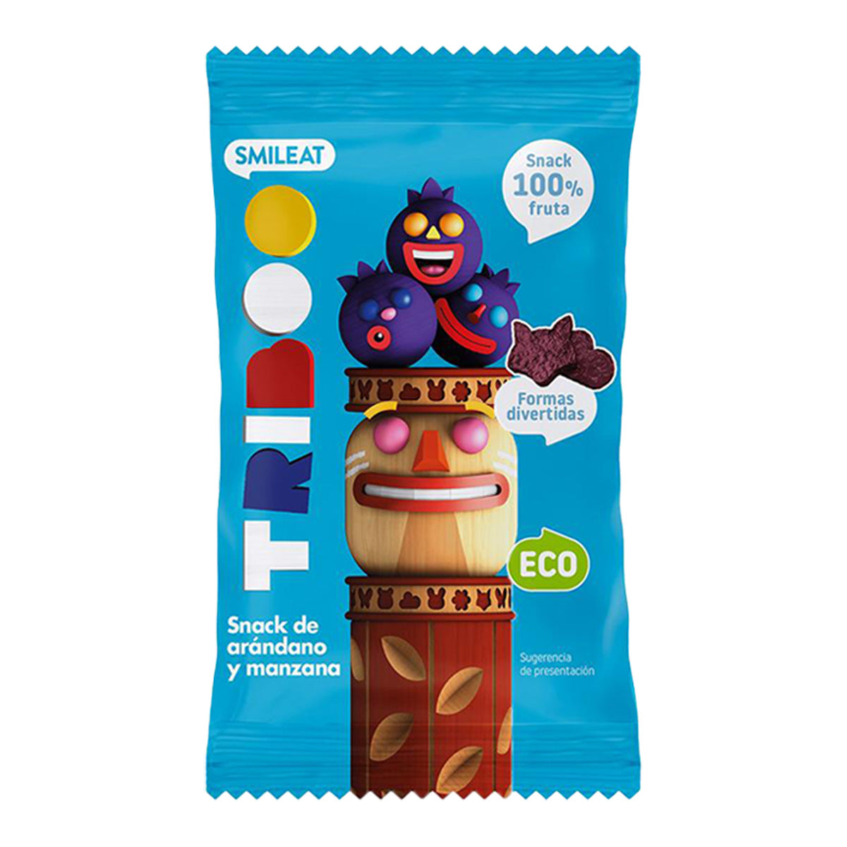 Pack of 5 ECO Smileat fruit snacks, 25 g