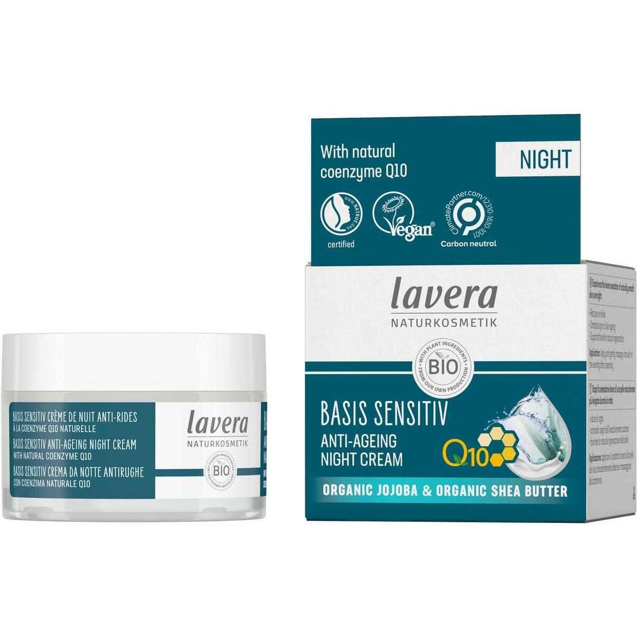 Nachtcreme Q10 Basis Sensitiv Lavera 50 ml