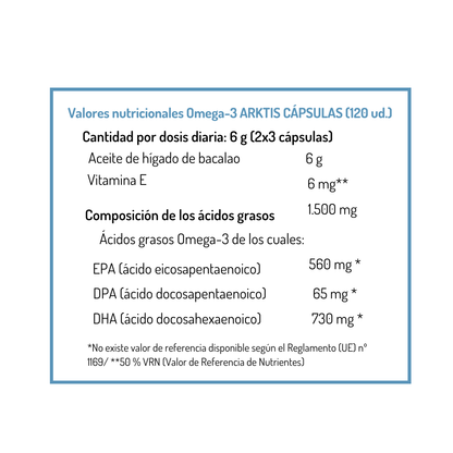 Omega-3 ARKTIS NORSAN 120 capsule