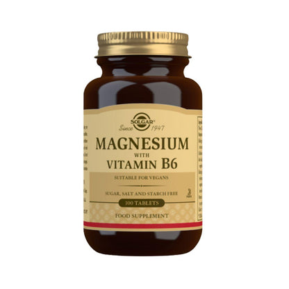 Magnesio con Vitamina B6 -Solgar 250 comprimidos