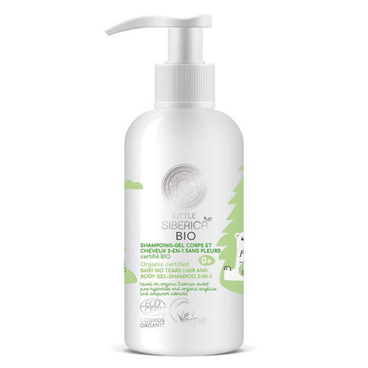 Shampooing bio 2 en 1 pour cheveux et corps « Bébé sans larmes » Natura Siberica 250 ml