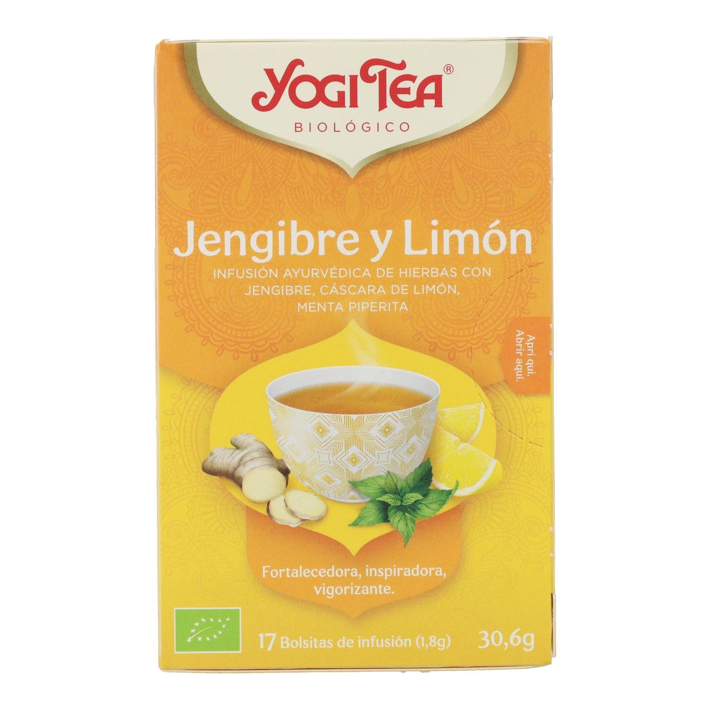 Yogi Tea BIO Ingwer und Zitrone, 17 Teebeutel