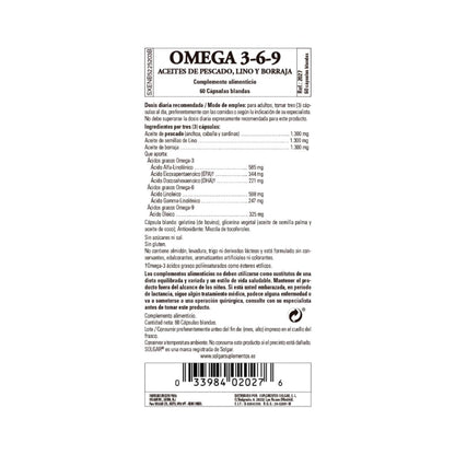 Omega 3 6 9 Solgar 60 kapsułek