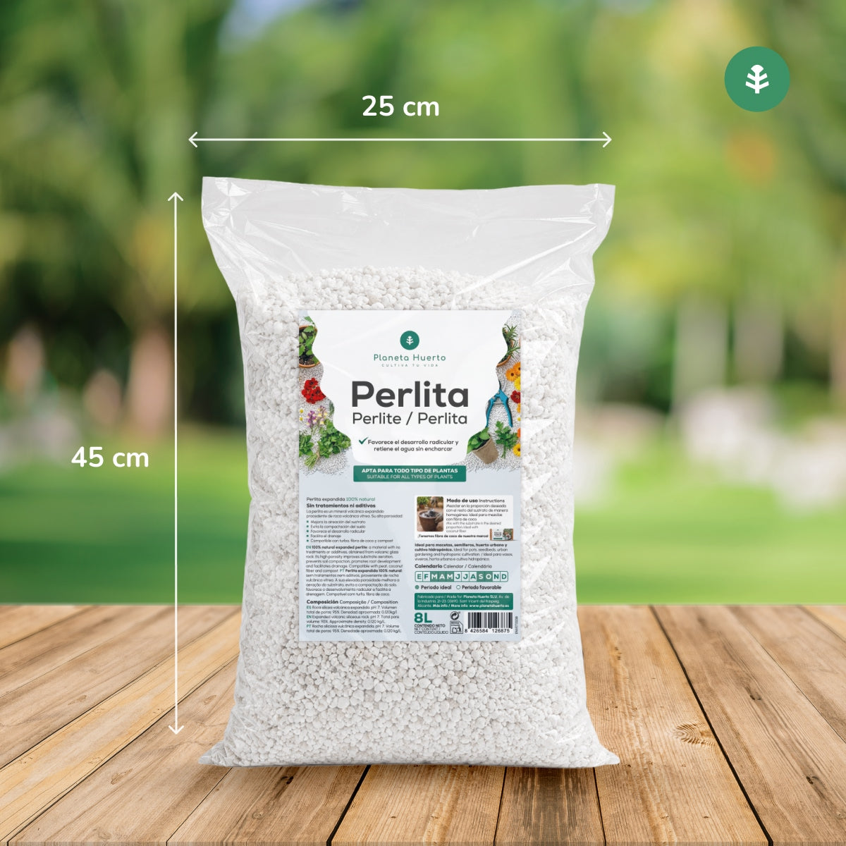 Perlite Planeta Huerto 8 liter