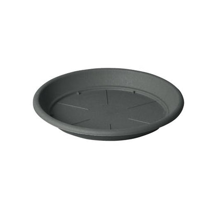 Piattino per vaso PVC Iniezione - Antracite 18 cm