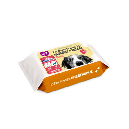 Toallitas Húmedas Higiene Animal My Puppy, Salustar,  80/40 uds