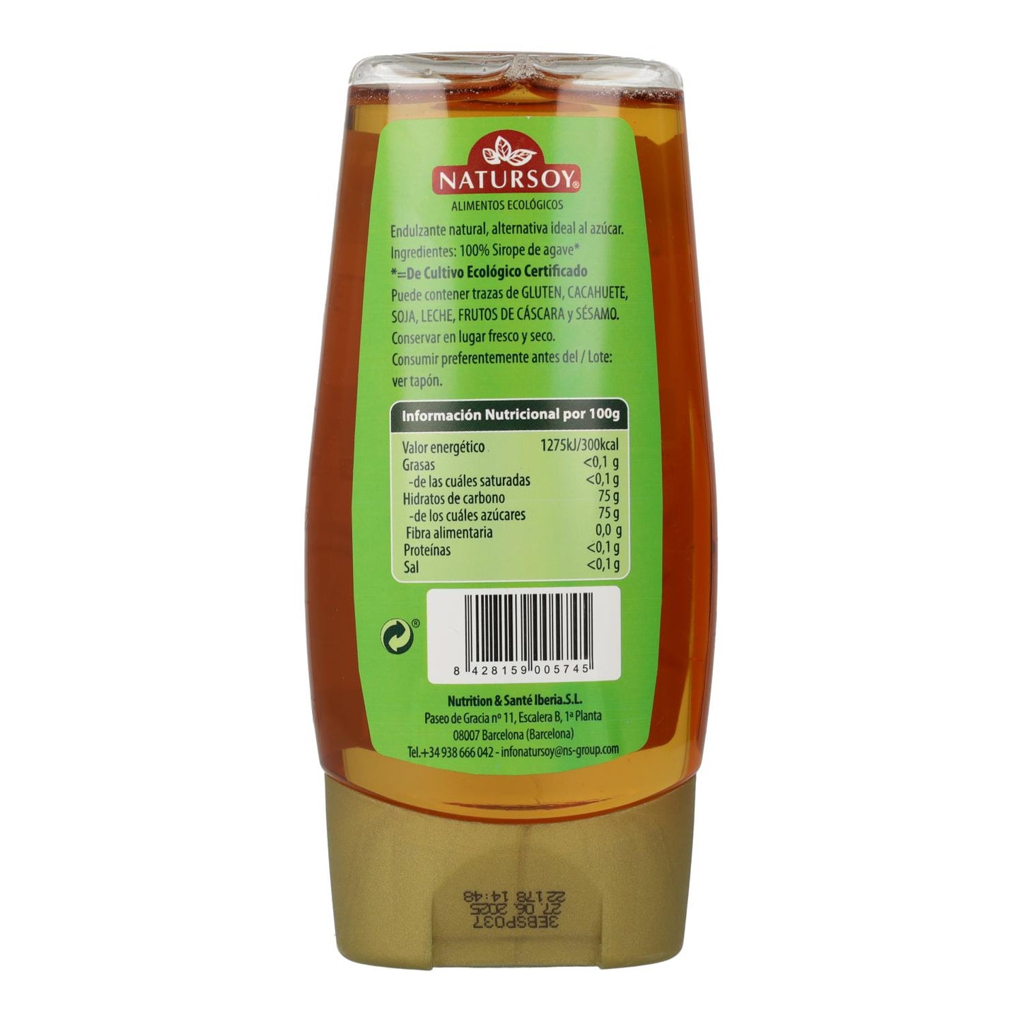 Sirop d'agave ECO Natursoy 350 g