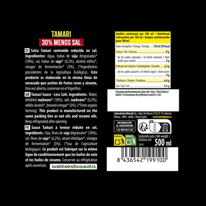 Tamari a ridotto contenuto di sale Bio NaturGreen 500 ml