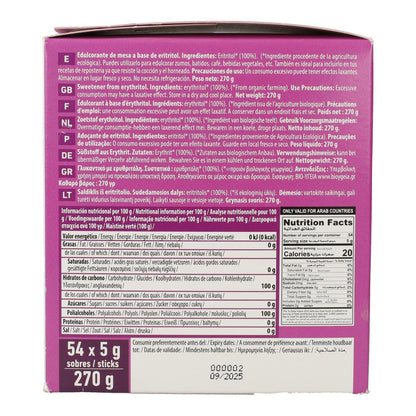 Erythritol Bio NaturGreen 54 sticks van 5 g