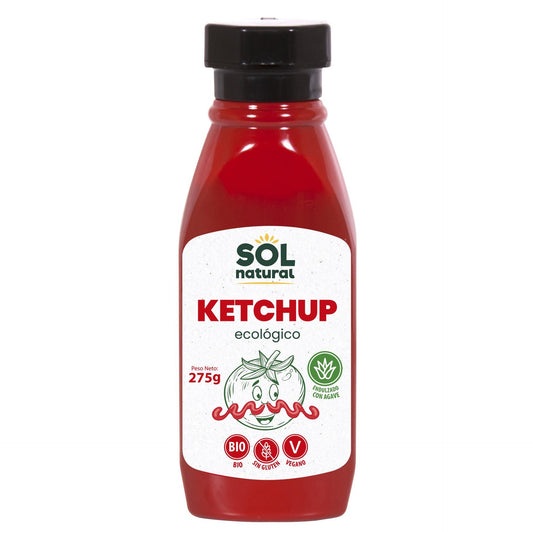 Ketchup au sirop d'agave bio Sol Natural 275 g