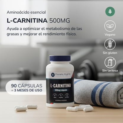 L-Carnitin 500 mg Planeta Huerto 90 Kapseln.