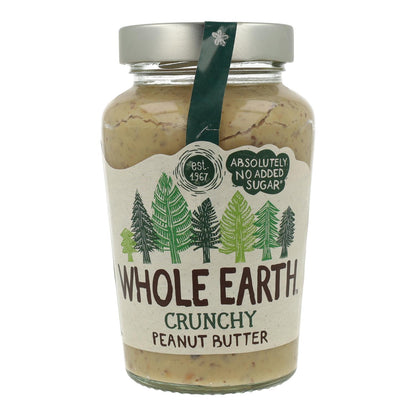 Crema de Cacahuete Original Crunchy, 454g. Whole Earth