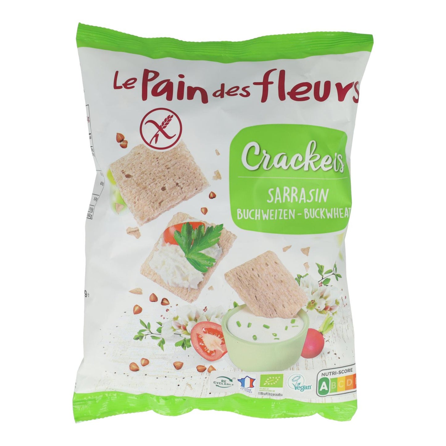 Mini-Cracker aus glutenfreiem Bio-Buchweizen Le pain de fleurs 75 g