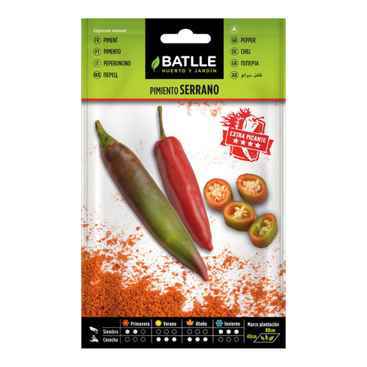 Serrano Pepper Seeds Batlle