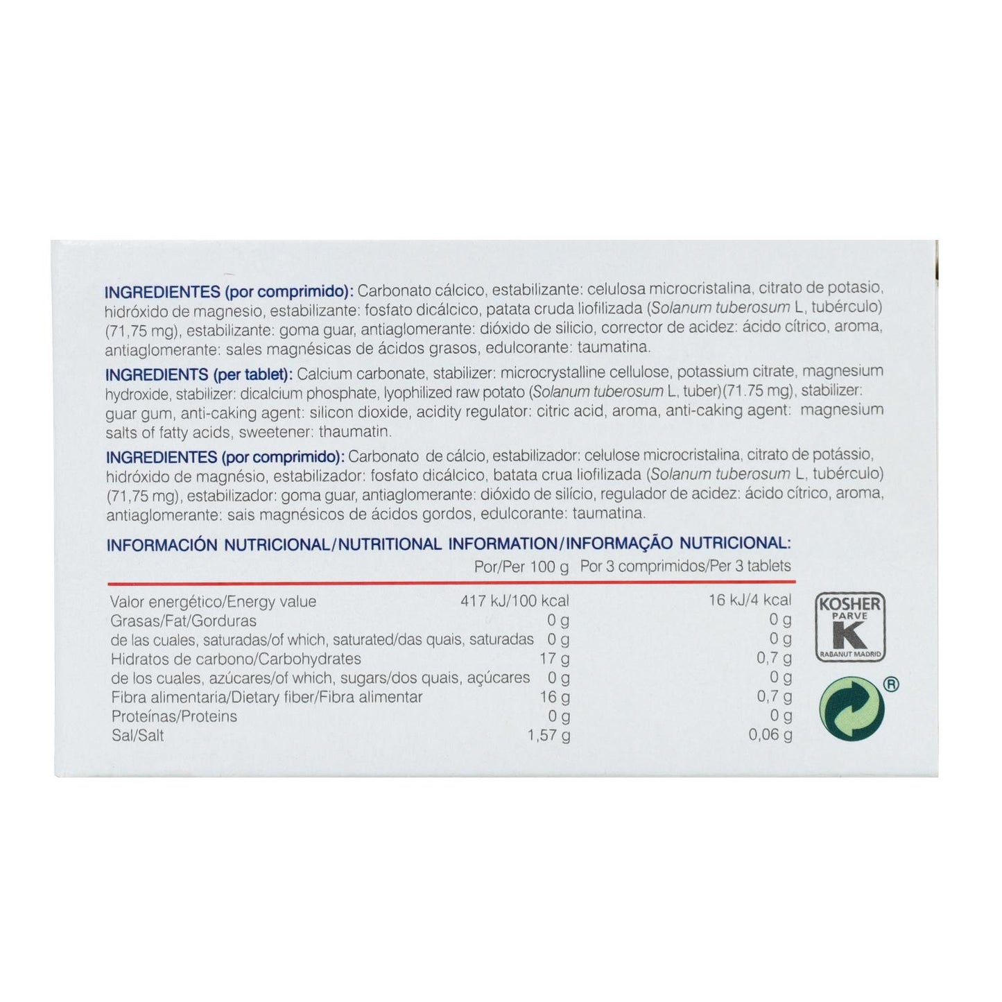 Normacid Soria Natural 32 compresse