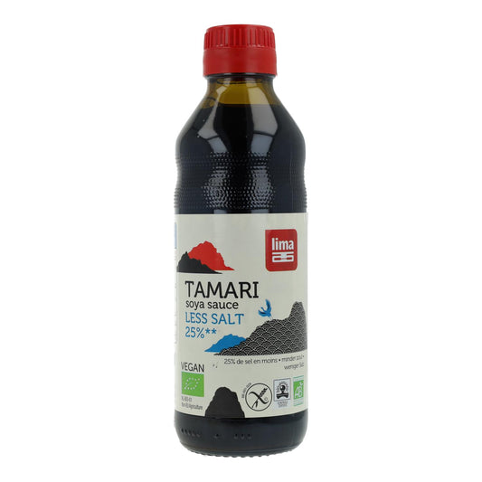 Tamari Sojasauce, 25 % weniger Salz, ECO Lime, 500 ml